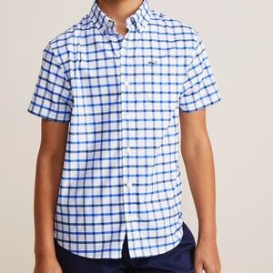 Vineyard Vines Boys’ On-the-Go Brrr Short Sleeve Check Shirt